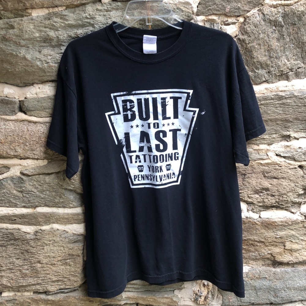 Built to Last Tattooing York PA Tshirt Large